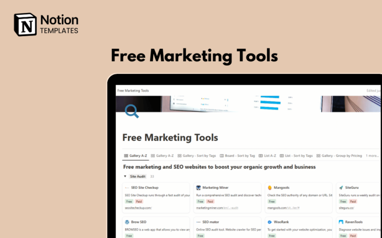 free marketing tools