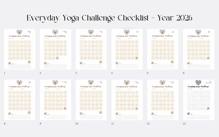 Everyday-Yoga-Challenge-Checklist