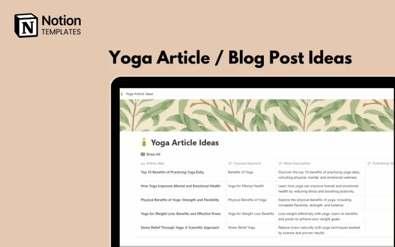 Yoga-Article
