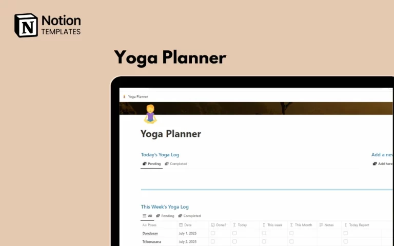 Yoga-Planner